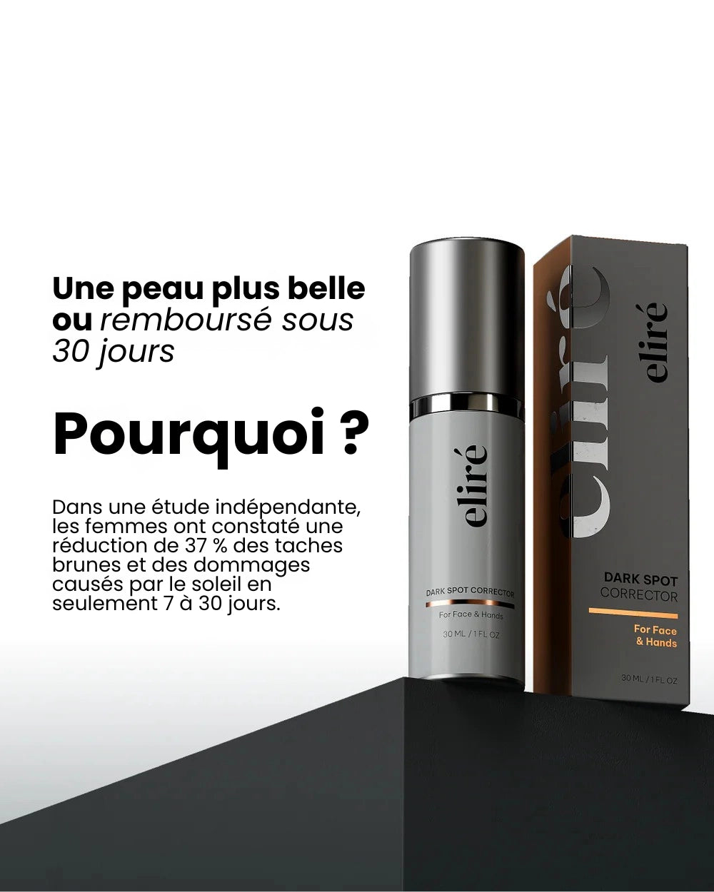 eliré - Correcteur de taches pour une luminosité visible