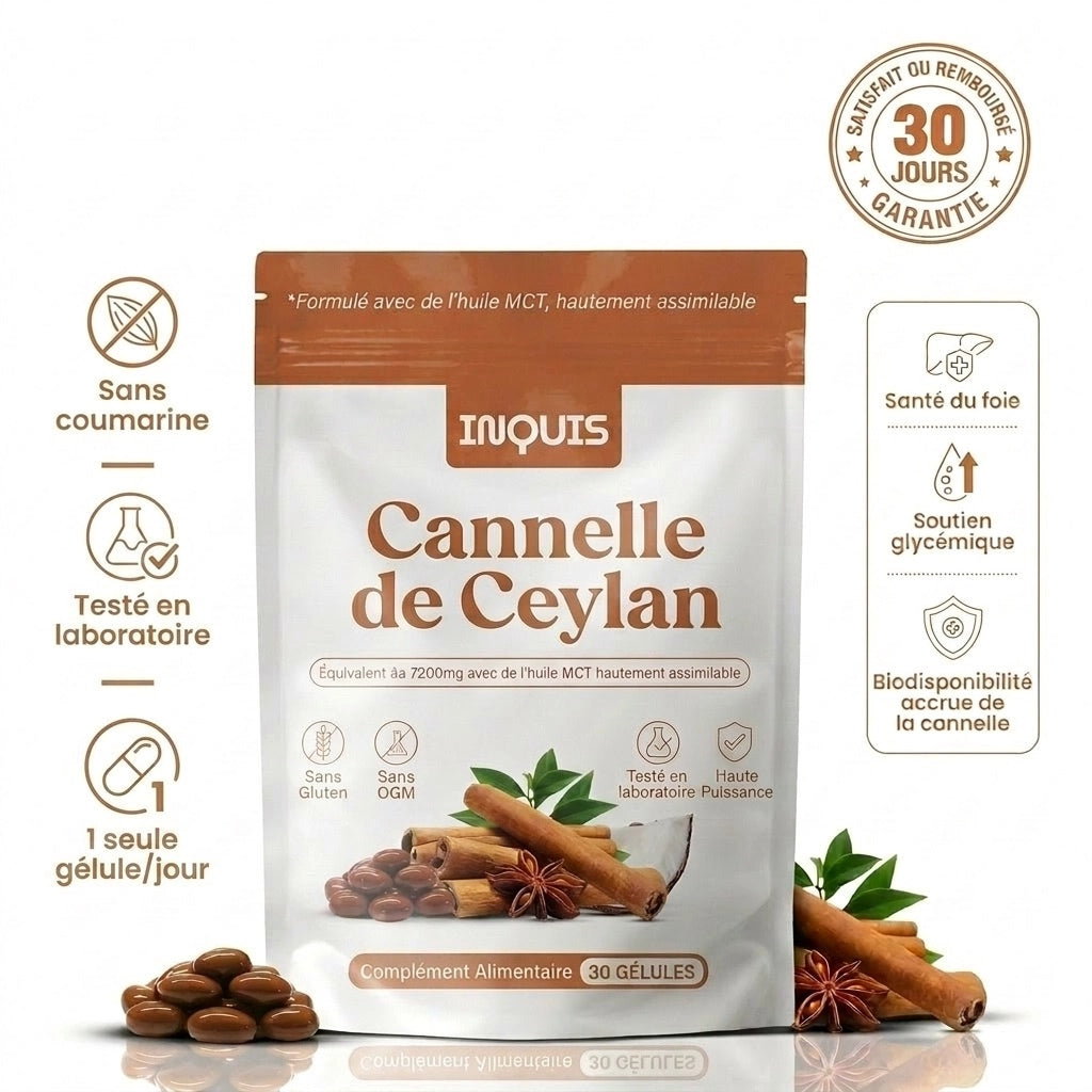 Cannelle de Ceylan pour soutenir une glycémie saine