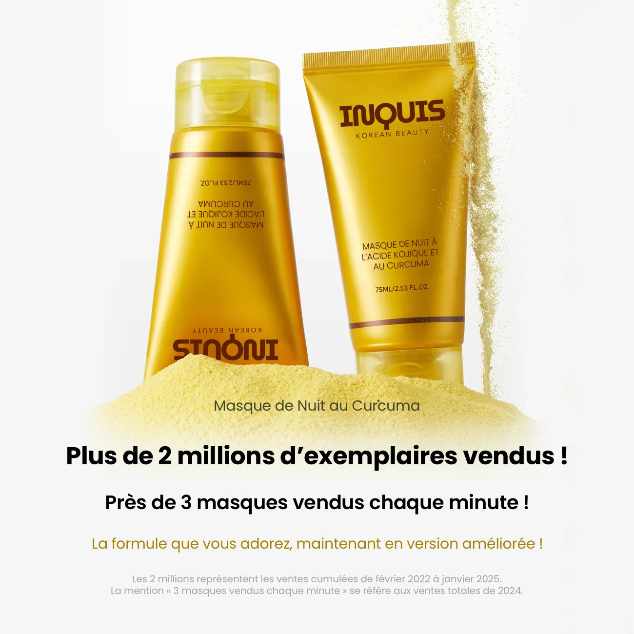 Masque de Nuit à l’Acide Kojique et au Curcuma